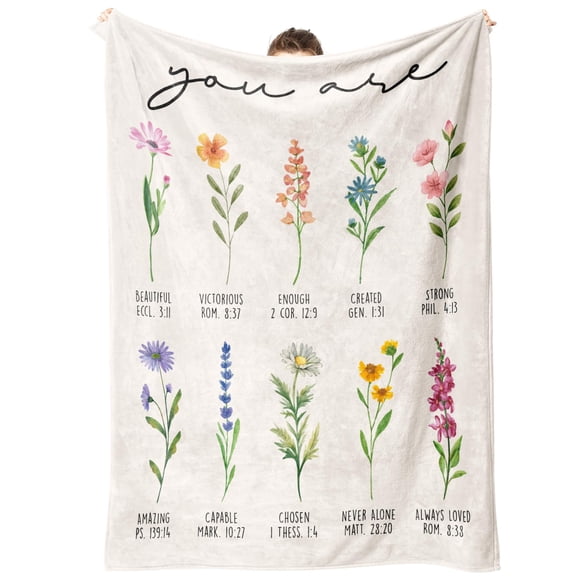 Manta Afterprints Christian Gifts para mujer, 125 cm x 150 cm