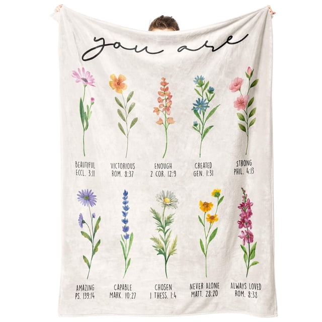 Manta Afterprints Christian Gifts para mujer, 125 cm x 150 cm