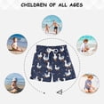 thumbnail image 6 of Cute Geese Star Pattern Swim Trunks Quick Dry Beach Pool Board Shorts Lightweight Stylish Print Sizes 2T to XL, 6 of 8