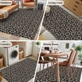 thumbnail image 5 of Abstract Contemporary, Area Rug 4x6 FT, Non Slip Kids Room Carpet, Solid Minimalist Geometric Washable Soft Floor Carpet Non-Shedding Throw Rug for Dorm Kitchen Study Room Home Office Bedside, 5 of 9