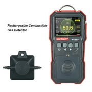 wintact High Combustible Gas Meter Professional Portable Combustible Gas Detector with 120000 Data Logging LCD Display and Sound-light and Vibration Alarm