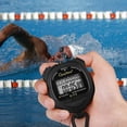 thumbnail image 5 of Cronómetro digital Temporizador Reloj Cronómetro de cuenta regresiva Resistente al agua con pantalla grande Reloj cronógrafo de mano profesional para nadar Correr Atle, 5 of 5