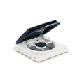 thumbnail image 1 of Dometic Évent de Toit 801450 Ventilateur-Tastic; Ouverture Manuelle; pour 14 Pouces x 14 Pouces; avec Ventilateur à 3 Vitesses/inverse/thermostat; Dôme de Fumée/base Blanche à Profil Haut; Polyéthylène Haute Densité Stable aux UV, 1 of 3