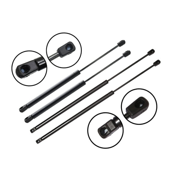 Set Front Hood-Rear Liftgate Lift Support For 2012-2015 Chevrolet Captiva Sport