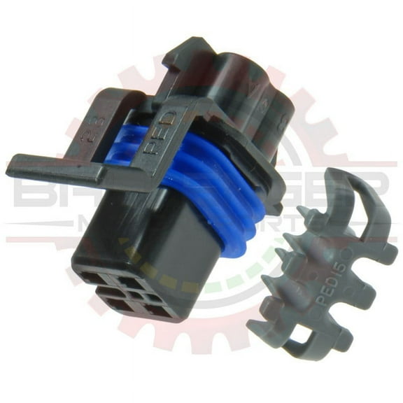 Ballenger Motorsports - 4 Way Square Metripack 150 Male Connector O2 Assembly, black