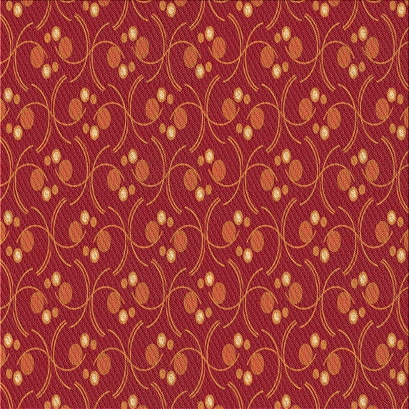 Ahgly Company Machine Washable Indoor Square Transitional Orange Red Orange Area Rugs, 8' Square