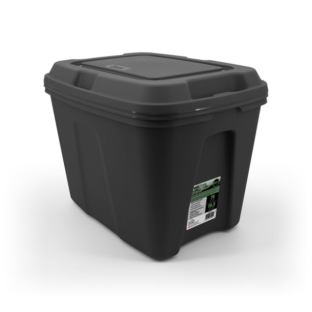 VAULTROOM CONTAINER BLK　50L Tuff StoreTM 74L (19.5 gal.), ZeroNestTM Series - Obsidian