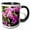 Black/White, variant on 3drose, Bougainvillea on a Sunny Day, 11oz Mug