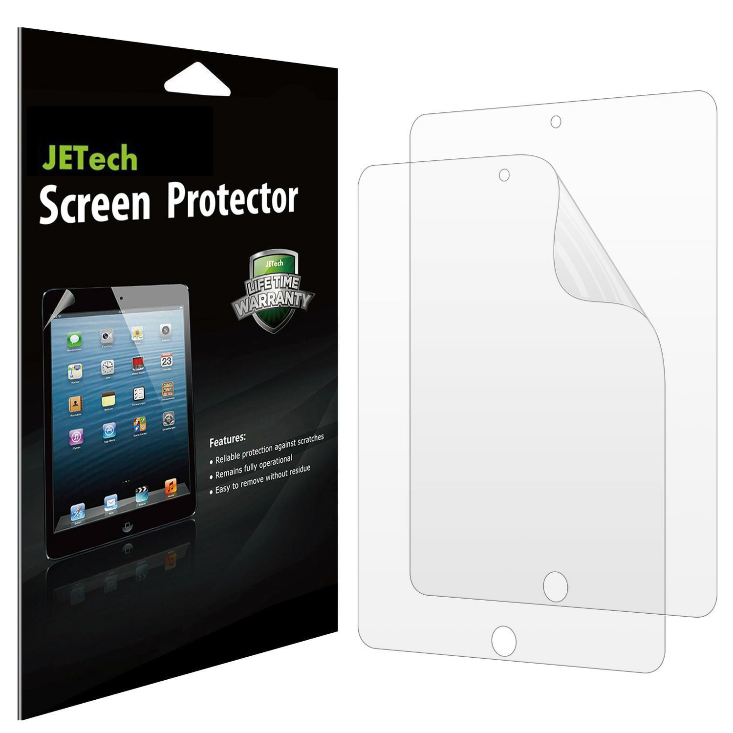 iPad Air Screen Protector, JETech® 2Pack Screen Protector Film for