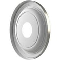thumbnail image 4 of Ekena Millwork 13"OD x 3 1/2"ID x 1 1/4"P Traditional Thermoformed PVC Ceiling Medallion (Fits Canopies up to 7 1/2"), Aged Dark Steel, 4 of 5