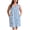 BlueFlower, variant on FEREMO Nightgowns for Women Plus Size Sleeveless Tank Sleep Dress Soft Print Sleepwear