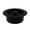 Galaxy Black, variant on Lexicon Disposal Kitchen Sink Decorative Flange Fits 3.5 Inch Drain Hole Matte Black Finish LG-DF-K