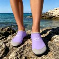 thumbnail image 5 of lnmuld Men Women SPORT Water Shoes Non Aqua Socks for Beach Pool Surf Yoga Color:Purple,Size:7.5, 5 of 6
