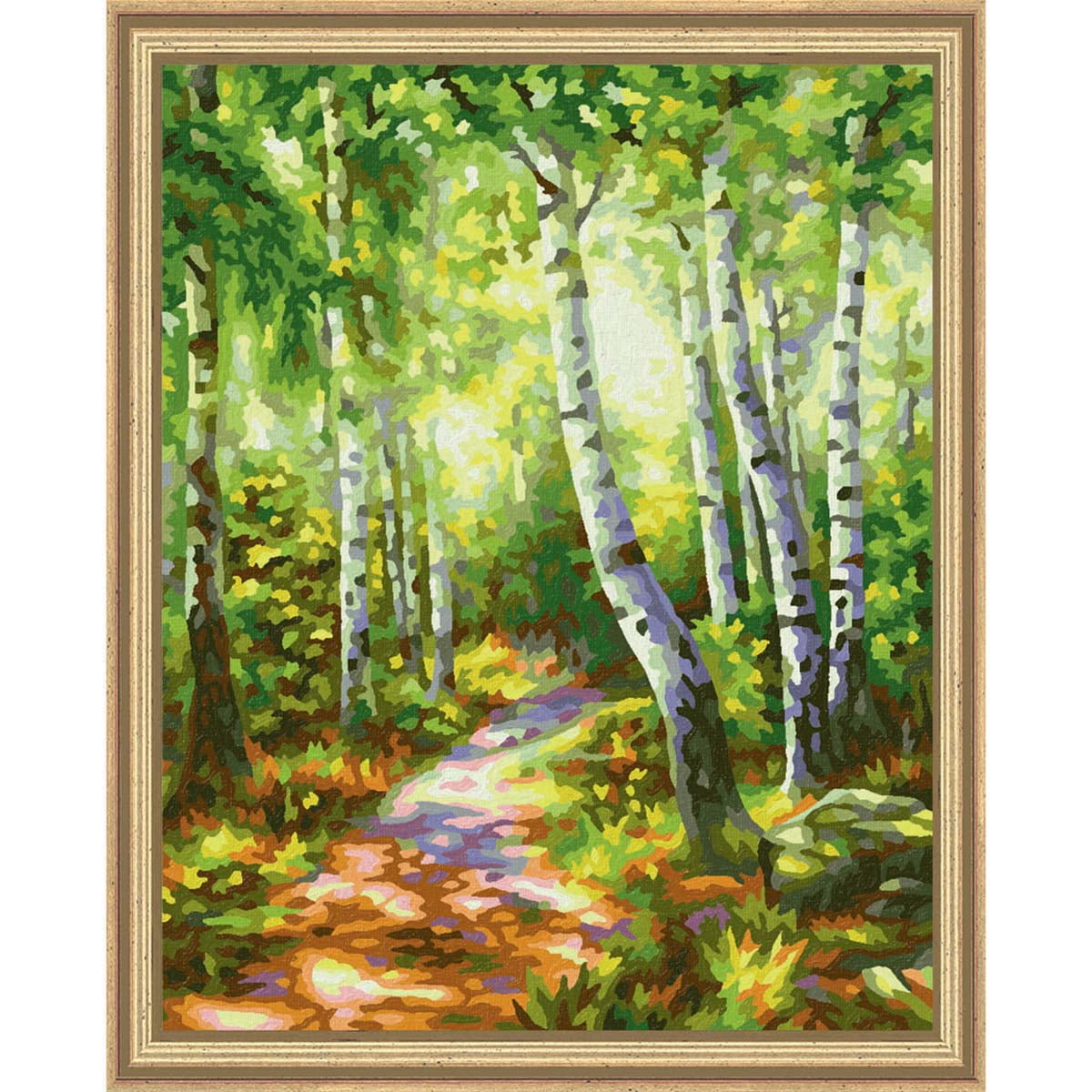 Schipper Birch Tree Wood PaintbyNumber Kit