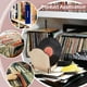 thumbnail image 5 of Exhibidor para discos de vinilo, 22,5 x 18,4 x 23 cm (8,86 x 7,24 x 9,06 pulgadas), moderno y extraíble, con diseño antideslizante de surcos profundos., 5 of 5