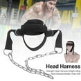 thumbnail image 4 of Yuarrent Fuerza del cuello con el arnés resistente de la cabeza de la aptitud de la correa ajustable del arnés del entrenamiento del cuello de Ropa Deportiva, Zapatos, 4 of 6