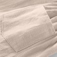 thumbnail image 7 of Zpanxa Bermuda Shorts for Girls 2 Pack Cotton Linen Blend Drawstring Elastic Waist Casual Shorts Beige 8 Years, 7 of 7