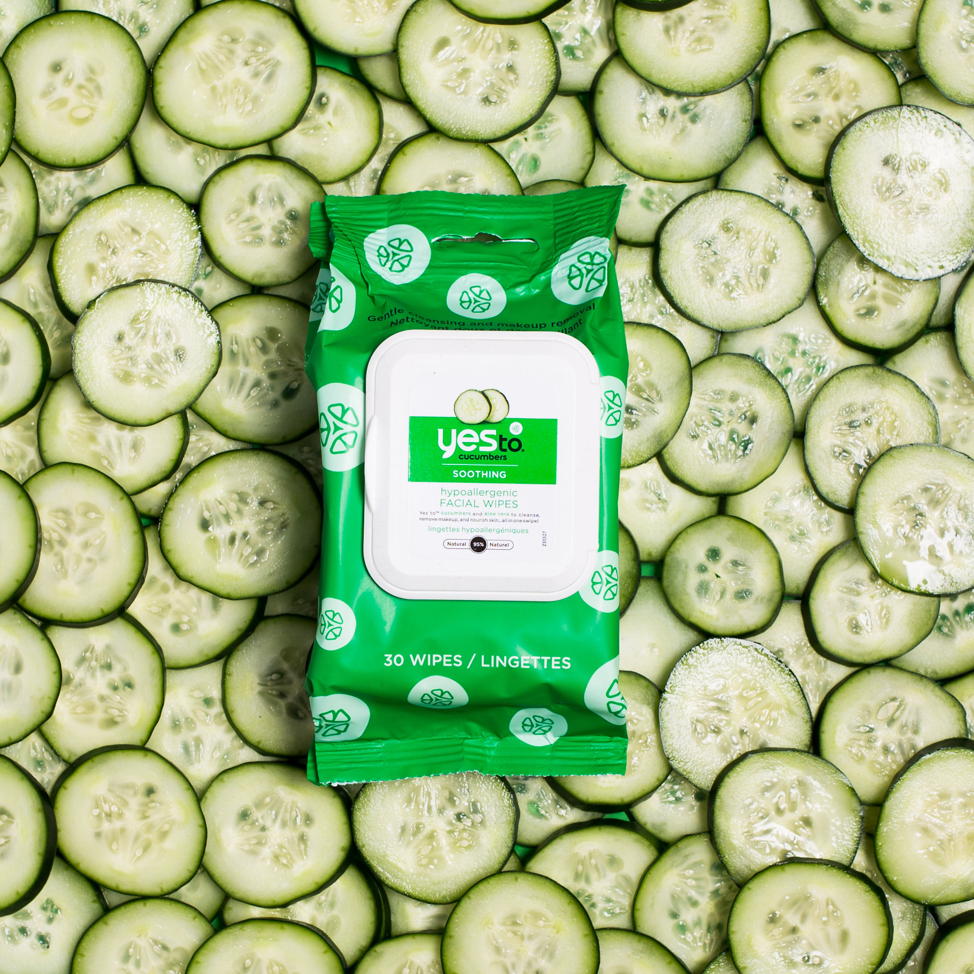 Yes To Cucumbers Soothing Makeup Remover Wipes, 30 Ct - image 4 of 6