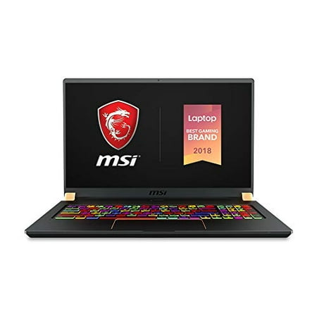 MSI GS75 Stealth-247 17.3 Ultra Thin and Light 144hz 3ms Gaming Laptop Intel Core i7-9750H; Nvidia GeForce RTX2080; 32GB DDR4; 512GB NVMe SSD; TB3; Win10PRO; VR (Best Thin And Light Gaming Laptop 2019)
