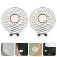 thumbnail image 4 of 2Pcs Golfs Ball Markers Exquisite Golfs Hat Clips Zinc Alloy Ball Markers Golfs Supplies, 4 of 9