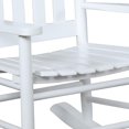 thumbnail image 4 of White Slat Back Youth Rocking Chair, wenjingqiUS-B062P145602, 4 of 5