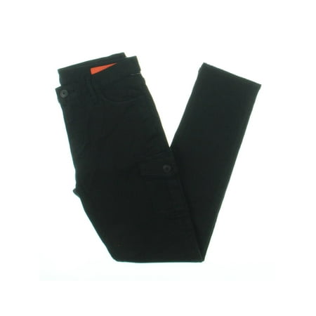 - Jean Shop Womens Twill Classic Rise Cargo Jeans