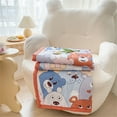 piaybook Throw Blanket Children's Summer Quilt Washed Cotton Summer Cool Quilt Thin Quilt Air