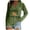 Green, variant on Gunia Halloween Tshirt Women Cotton Pumpkin Graphic Print Short Sleeve V Neck Casual Thanksgiving Tees Tops Plus Size T-Shirts Black S-5Xl