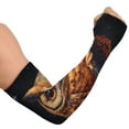 thumbnail image 2 of ALAZA Owl in Fall UV Sun Protection Arm Sleeves UPF 50+ Compression Cooling Sleeve 1 Pair, 2 of 7