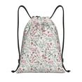 thumbnail image 1 of Xecao Fairy Floral Pattern Sports Drawstring Backpack - String Swim Gym Bag with Wet Proof Pocket for Women&Men-Medium, 1 of 6