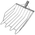 thumbnail image 1 of OULII Metal Yard Tools Soil Screening Spade Silver Shovel for Household Planting 1Set, 1 of 8