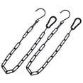 thumbnail image 1 of Shisuyan Hanging Chain Metal Black Coating 2Sets 19.7In, 1 of 8