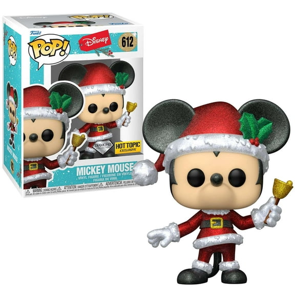 Funko POP! Disney Santa Mickey Vinyl Figure (Diamond Collection)