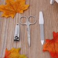thumbnail image 4 of Pink Case 3Pcs/Set Pedicure Manicure Set - Nail Clippers Nails File Eye Scissores Kit Women Girl's Make Up Tools, 4 of 5