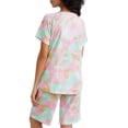 thumbnail image 2 of Karen Neuburger Womens Bermuda Knit Pajama Set Style-RLK0106, 2 of 2