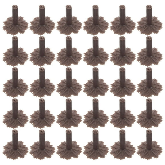 NICEXMAS Plastic Tree Bases Brown for Architectural Models and Diorama