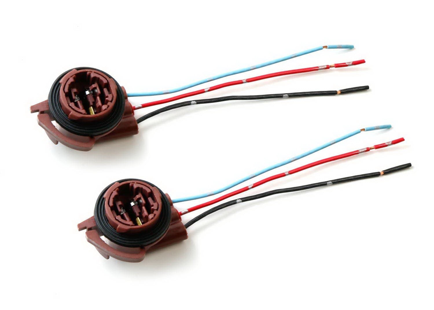 Pair HOPUT 3156 3157 Wire Harness Pigtail Light Socket Repair Kit,Replaces 15306147 LS92 645-626 
