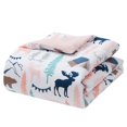 thumbnail image 4 of PAWZ by Bearpaw Kids' Huntington 4-Piece White Campground Comforter Set, Full, 4 of 8