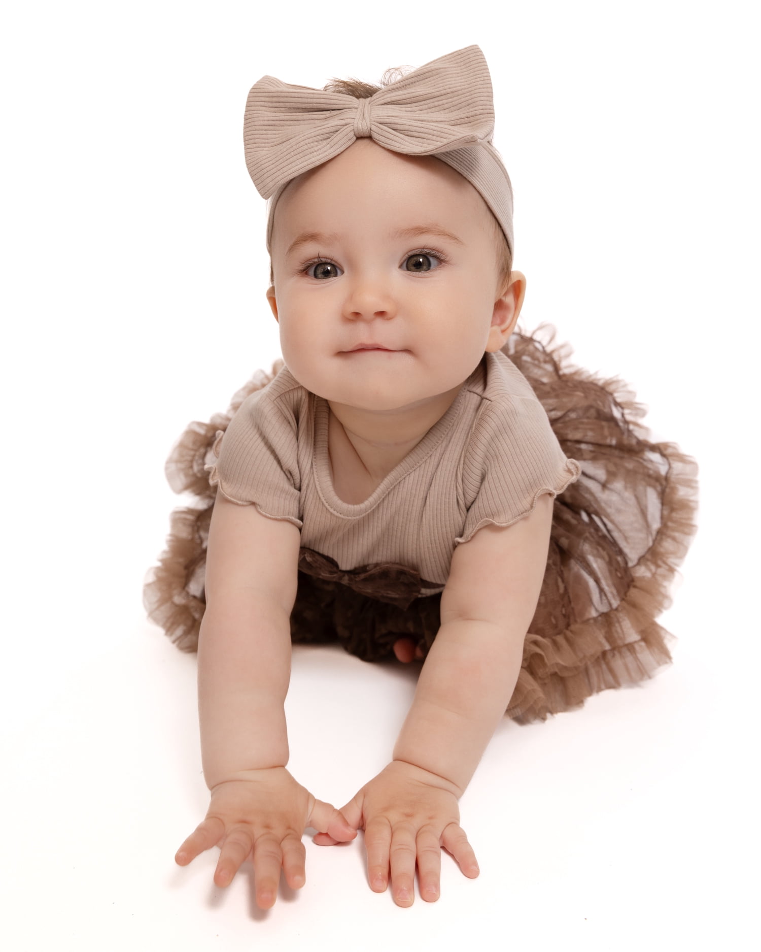 Minnie Mouse Baby Girls Bodysuit & Skirt Set with Bow Headband, 3-Piece, 0/3M-24M