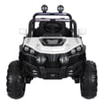 thumbnail image 2 of Carro eléctrico montable AEIOU Razer con control remoto 12V blanco, 2 of 5