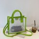 thumbnail image 3 of Bolso de gelatina de PVC Transparente YONGSHENG moda pequeño Para mujer 25 x 22 x 12 cm, 3 of 5