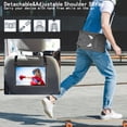 thumbnail image 2 of Dteck for Samsung Galaxy Tab A9+ Plus Case 11" 2023,Heavy Duty Shockproof Protective Case with Shoulder Strap,Built-in Kickstand Sturdy Rugged Galaxy A9 Plus Tablet Case SM-X210/X216/X218,Black, 2 of 5