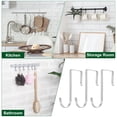 thumbnail image 5 of Uxcell J-Shaped Hook, Hanging Sink Grid Hooks for Hanging, Drying, Kitchen Spoon Hanger Supermarket 30mm, 5 of 5