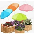 thumbnail image 4 of Sltwyw Garden Parasol with Plant Stake - Large Outdoor Umbrella for Potted Plants Sunlight Shade and Rain Protection Garden Accessory, 4 of 9