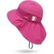thumbnail image 3 of Sombrero para el sol de verano para niños y niñas, con protección UPF 50+, ala ancha, cuello y solapa, ideal para jugar en la playa, de 3 a 24 meses, 3 of 5