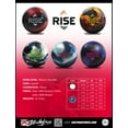 thumbnail image 3 of KR Strikeforce Rise Reactive Solid Undrilled Bowling Ball Purple/Black 15lb, 3 of 3