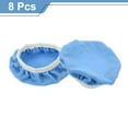 thumbnail image 3 of Uxcell 8pcs Car Polisher Bonnet Buffing Pad Micro-fiber for 7"-8" Car Buffer Bonnets Polisher, Light Blue, 3 of 6