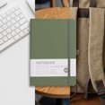 thumbnail image 5 of A5 Hardcover Lined Journal Notebook with Elastic Closure and Pen Loop for Office Meetings, Daily Planning and Travel, Green, 5 of 7