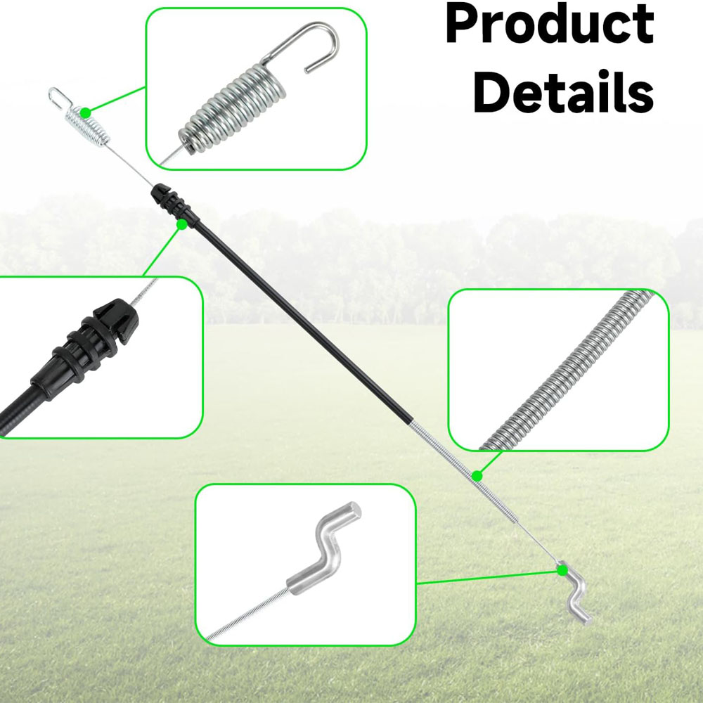 XIKOBY Zugkabel 105-1845 Für Toro Rasenmäher – Ersatz Für Toro 20016, 20065, 60-530, 172,7 Cm Lang