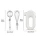 thumbnail image 3 of Toystoory Batidor eléctrico de 4 velocidades, agitador de huevos de mano ajustable, mezclador de mano de acero inoxidable, batidor de crema para el hogar, Cocina y Comedor Toystoory HA013336-00, 3 of 6